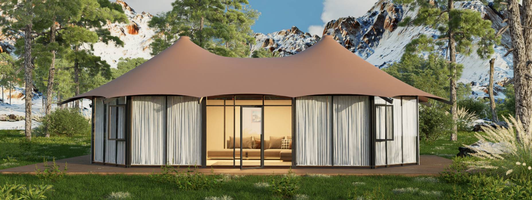 门源多边形帐篷定制